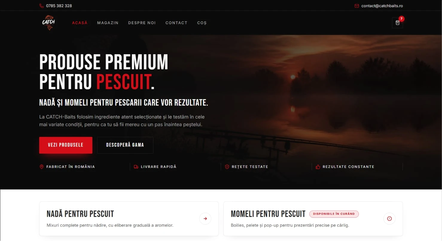 Previzualizare pentru proiectul CATCH-Baits