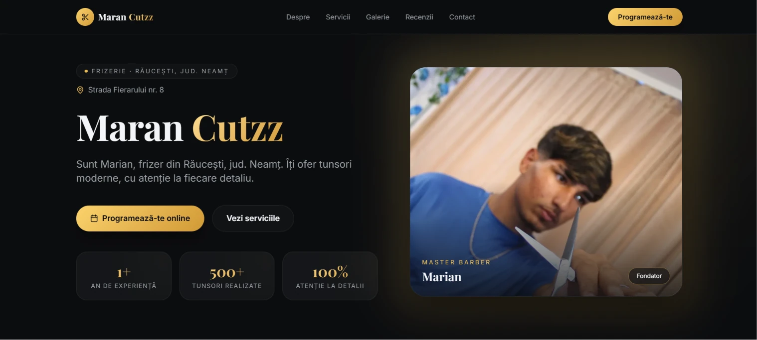 Previzualizare pentru proiectul MaranCutzz